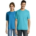 thumbnail image 1 of Hanes Pocket T-Shirt Unisex Garment Dyed Cotton Short Sleeve Tee Crewneck Ringspun Cotton, 1 of 4