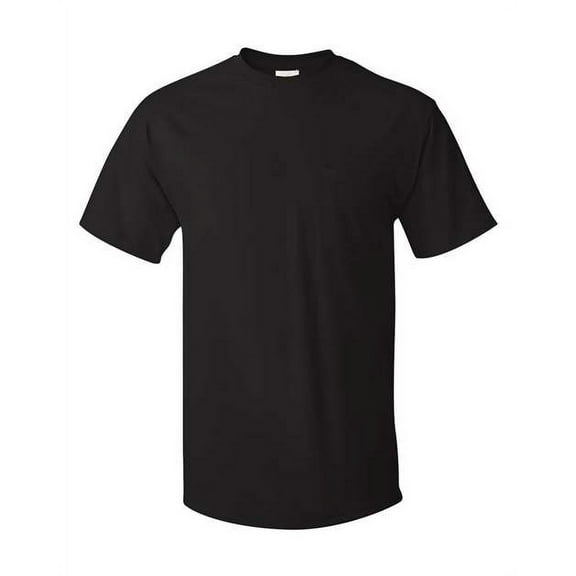Hanes Pocket T-Shirt Undershirts Size M, 6 Pack, Black (Men's)