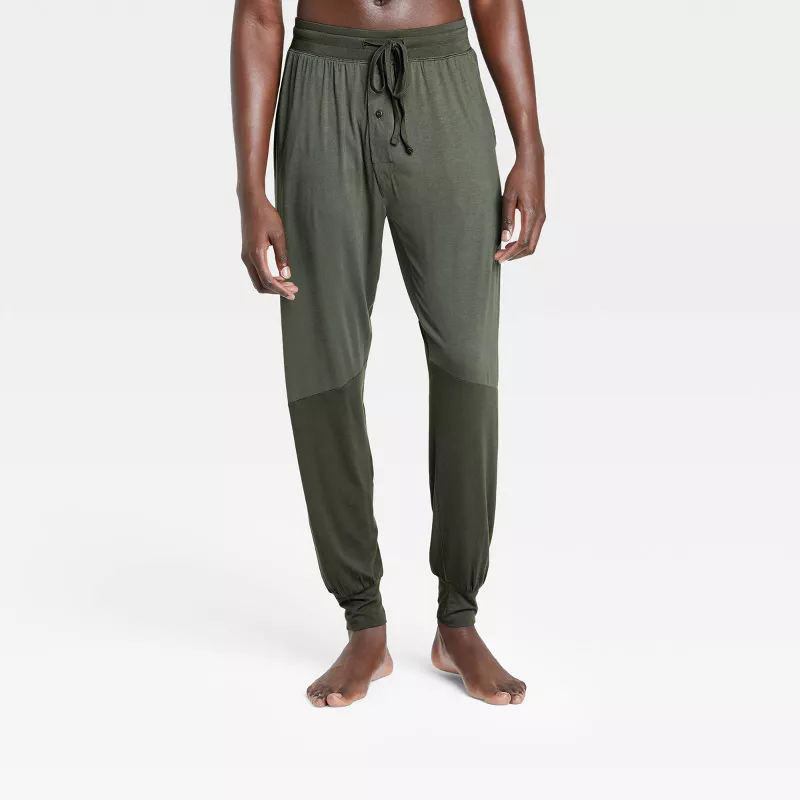 Hanes Premium Men's Colorblock Sleep Jogger Pajama Pants - Walmart.com