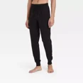 thumbnail image 1 of Hanes Premium Men's French Terry Jogger Pajama Pants - Black - Size: Medium, 1 of 5