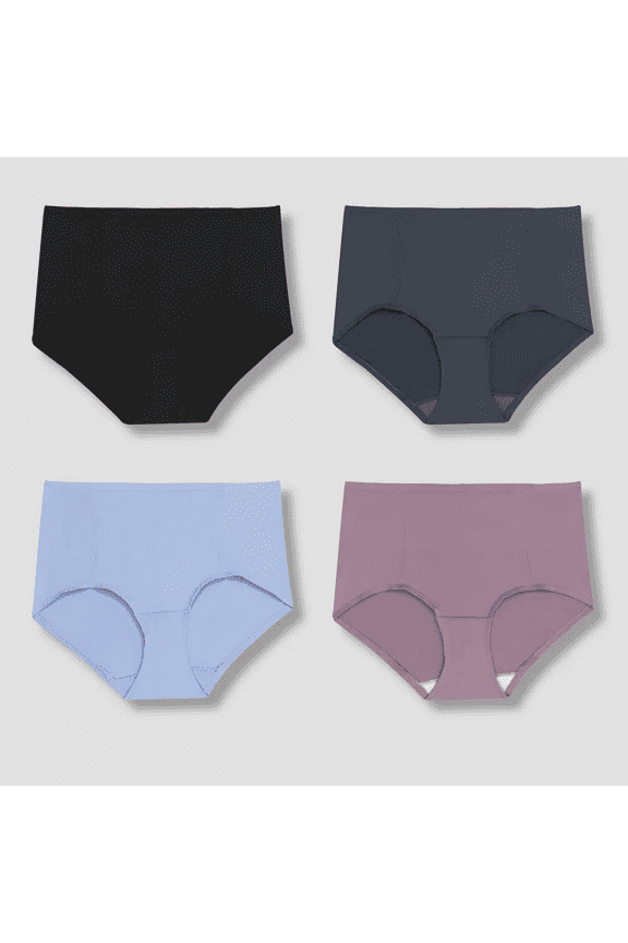 Premium Women's 4pk Tummy Control Briefs Underwear - (Colors May Vary, 8/XL)