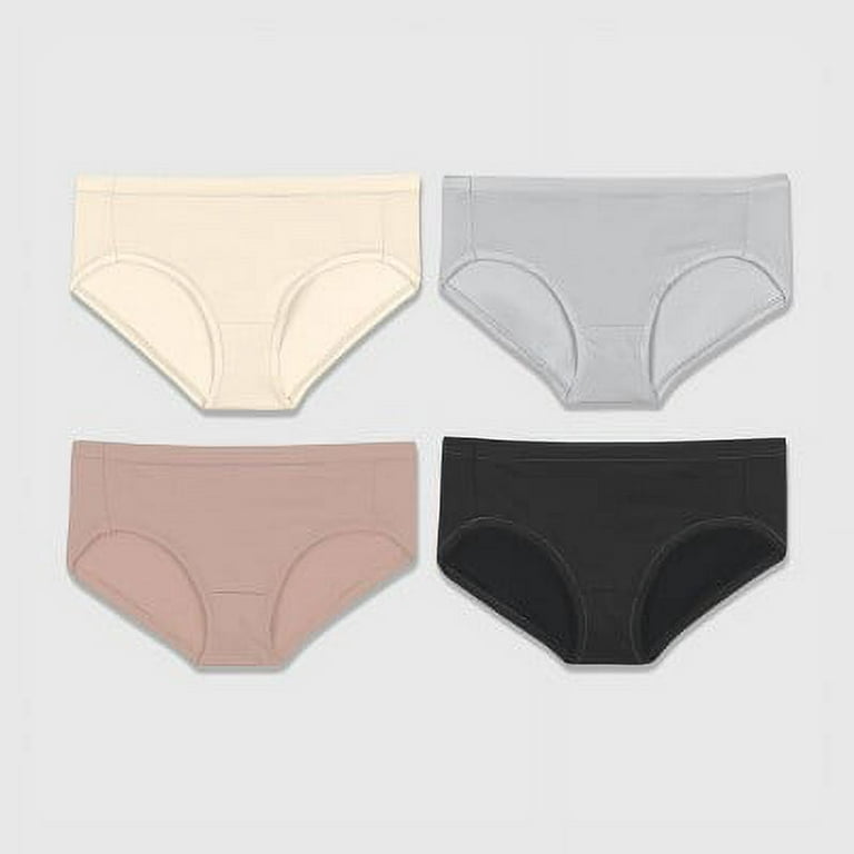 Hanes Premium Women's Microfiber Basic Hipster Underwear Briefs