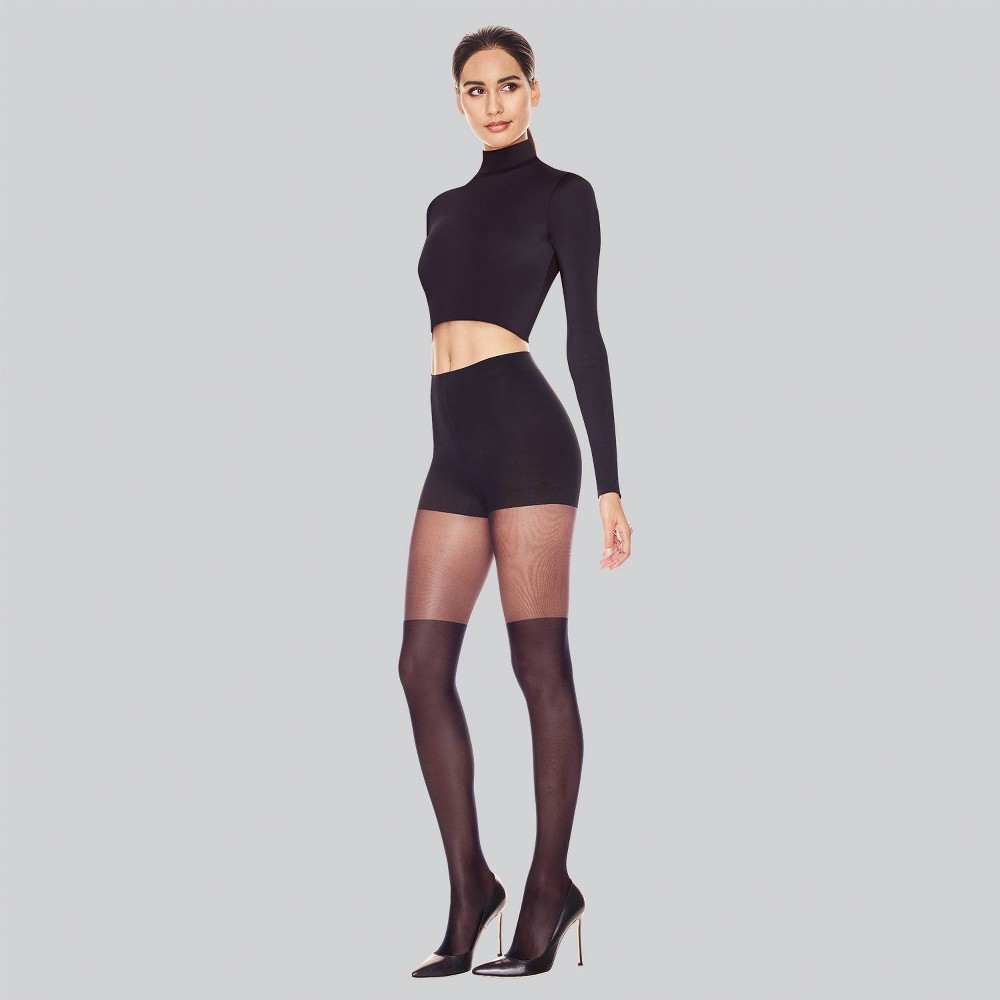 Hanes Premium Women's Opaque Tights - Black XL