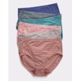 thumbnail image 1 of Hanes Pure Comfort Women’s Brief Underwear, Moisture-Wicking, 6-Pack Assorted 10, 1 of 10