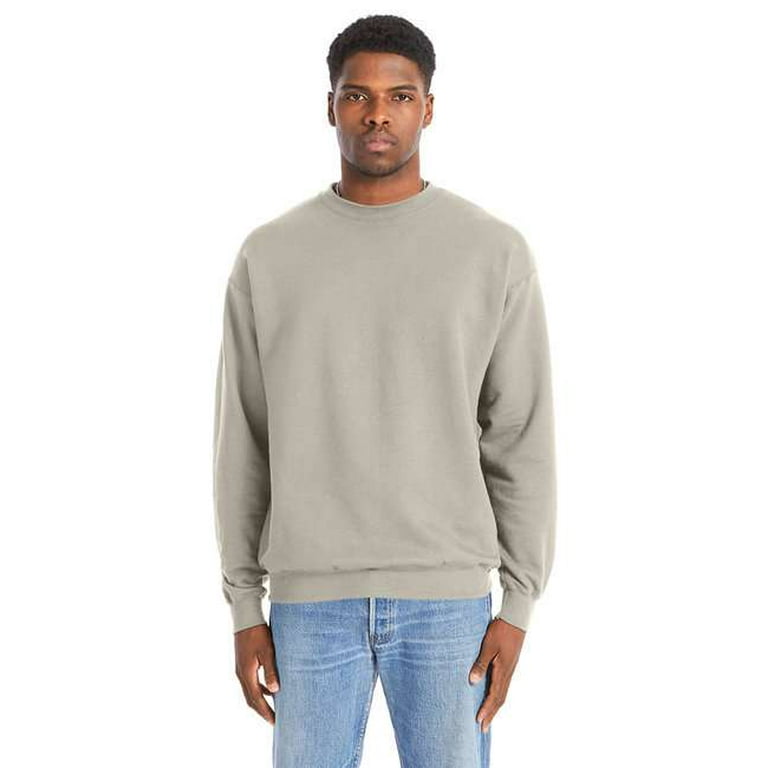Hanes Mens Perfect Fleece Crewneck Sweatshirt Walmart
