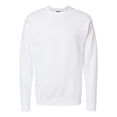 thumbnail image 1 of Hanes - Perfect Fleece Crewneck Sweatshirt - RS160 - White - Size: M, 1 of 2