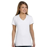 Womens Nano-T V-Neck T-Shirt S04V (2 PACK) - Walmart.com