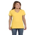 thumbnail image 1 of Hanes - Perfect-T Women’s V-Neck T-Shirt - S04V, L, Vintage Gold, 1 of 1