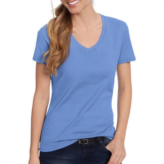Hanes Women's Nano-T V-Neck T-Shirt