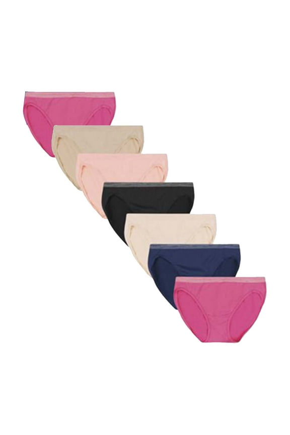 Seamless Bikini Panties, 6 Piece ( Women's)