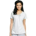 thumbnail image 1 of Hanes Shirred V-Neck Short Sleeve Slub T-Shirt, (Women's), 1 of 5