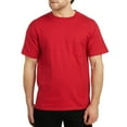 thumbnail image 1 of Hanes Short Sleeve Beefy-T Pocket T-Shirts - Big Sizes, Deep Red, 3XLarge, 1 of 2