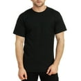 thumbnail image 1 of Hanes Short Sleeve Beefy-T Pocket T-Shirts, Black, XLarge, 1 of 1