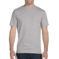 thumbnail image 1 of Hanes Short Sleeve Beefy-T T-Shirts, Light Steel, Medium, 1 of 1