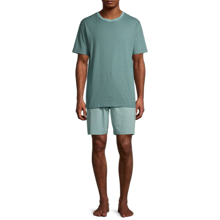 Hanes men's short pajama sets sale