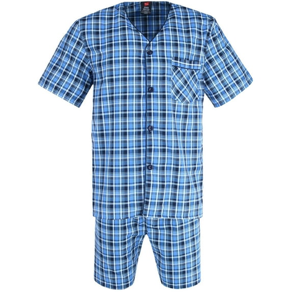 Hanes Short Sleeve Short Leg Pajama Set (Men)