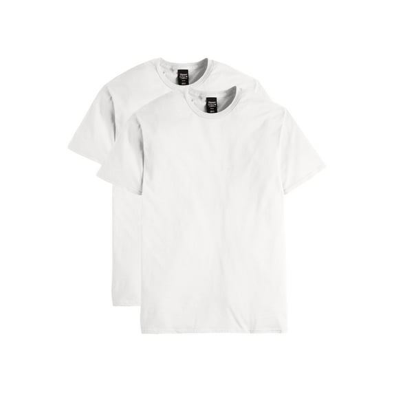 Hanes Short Sleeve T-Shirt 2-Pack Mens Perfect-T Tee Lightweight Cotton sz S-3XL