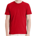 thumbnail image 1 of Hanes Short Sleeve T-Shirt - Athletic Red, Men Crewneck Comfortable Classic Fit Tee, S, 1 of 5