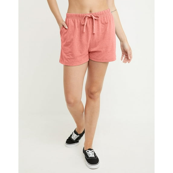 Hanes Shorts Originals Tri-Blend Women's Lightweight Drawcord Pockets 2.5 inseam
