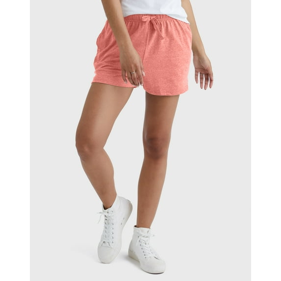 Hanes Shorts Originals Tri-Blend Women's Lightweight Drawcord Pockets 2.5 inseam