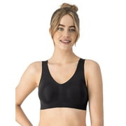 Hanes Womens Bralette, Invisible Embrace Pullover Bralette, Moisture-Wicking T-Shirt Bra, Sizes S-XXL+
