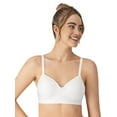 thumbnail image 1 of Hanes Womens Wireless Bra, Smooth Comfort Full Coverage Bra, Foam Cups, Convertible Bra Straps, 1 of 11