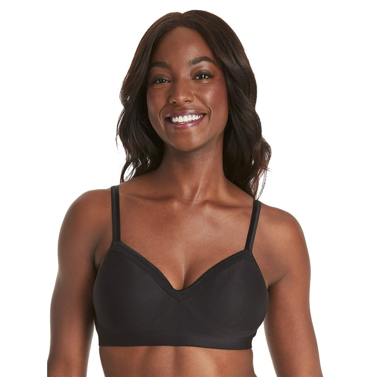 Hanes Signature Women's Smooth Comfort Wireless Convertible T-Shirt Bra,  W199 