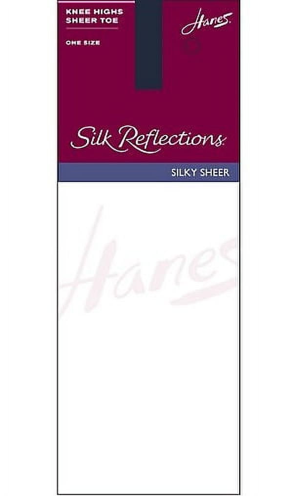 Hanes Women's Non Control Top Sandalfoot Silk Reflections Panty Hose, Little Color, A-B