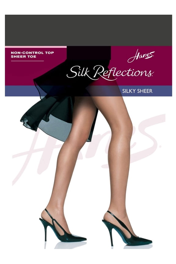 Silk Reflections Sheer Toe Pantyhose, Style 715
