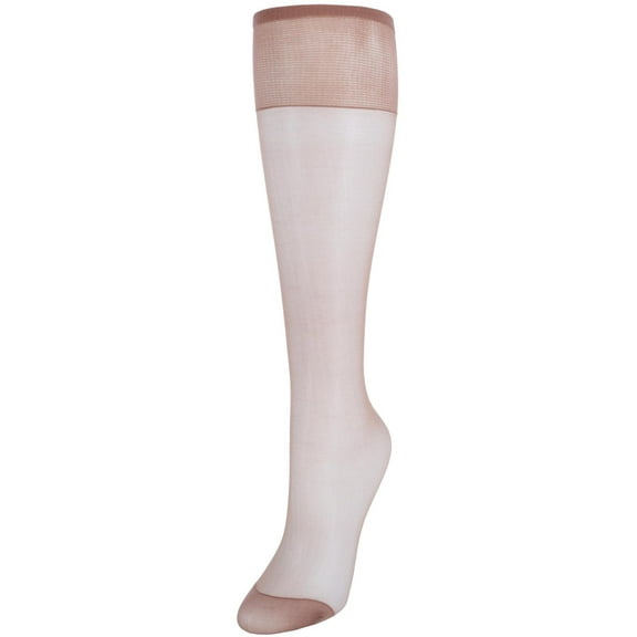Hanes Silk Reflections Silky Sheer Knee Highs with Reinforced Toe 2-Pack