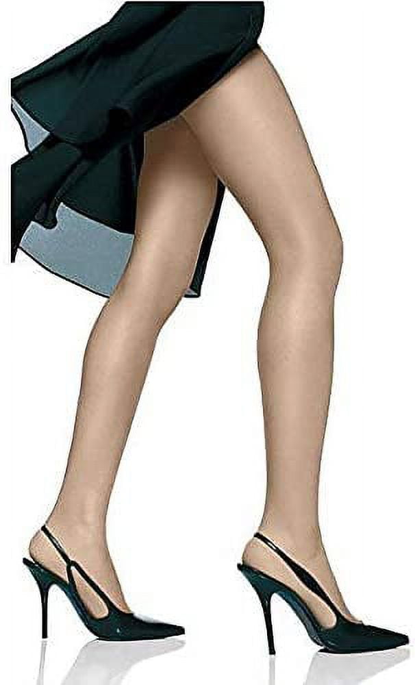 Hanes Silk Reflections Women's PlusSize Control Top Enhanced Toe