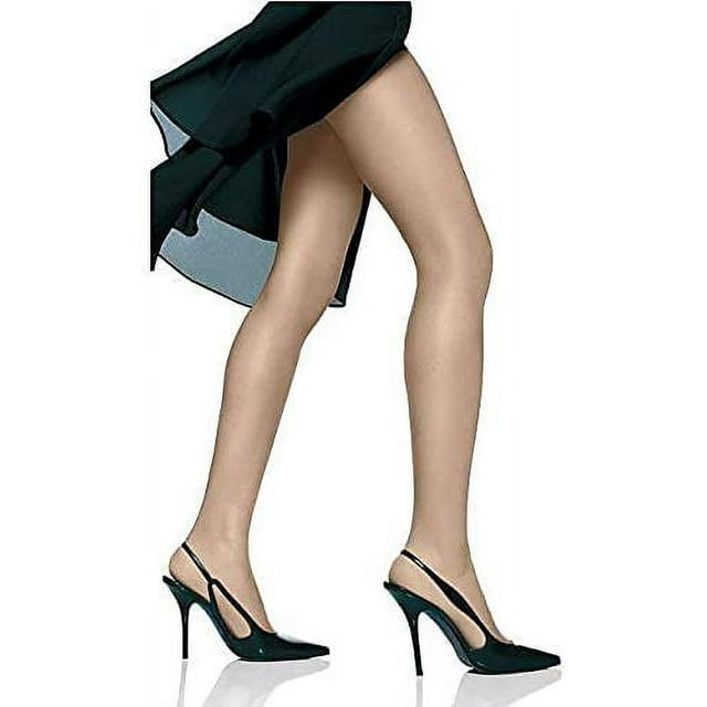 Hanes Silk Reflections Women's PlusSize Control Top Enhanced Toe