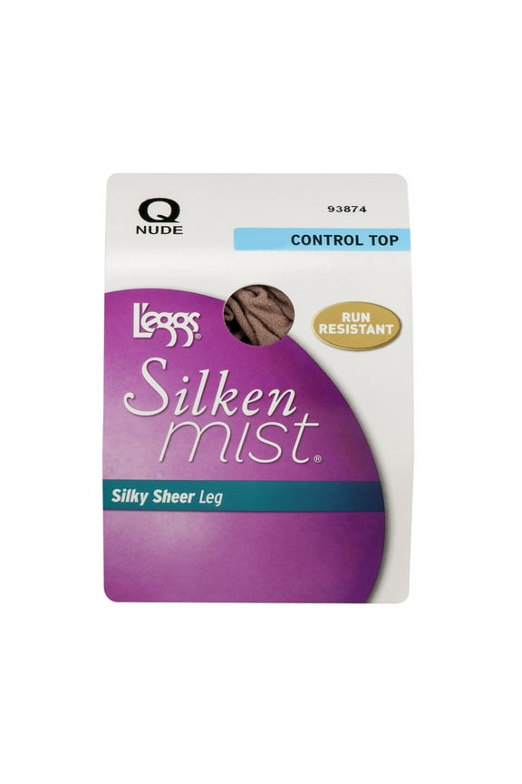 Hanes Silken Mist Women's Lasting Sheer Control Top Pantyhose