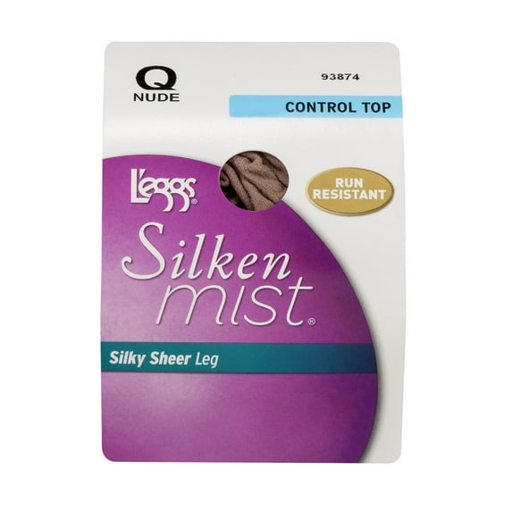 Hanes Silken Mist Women's Lasting Sheer Control Top Pantyhose