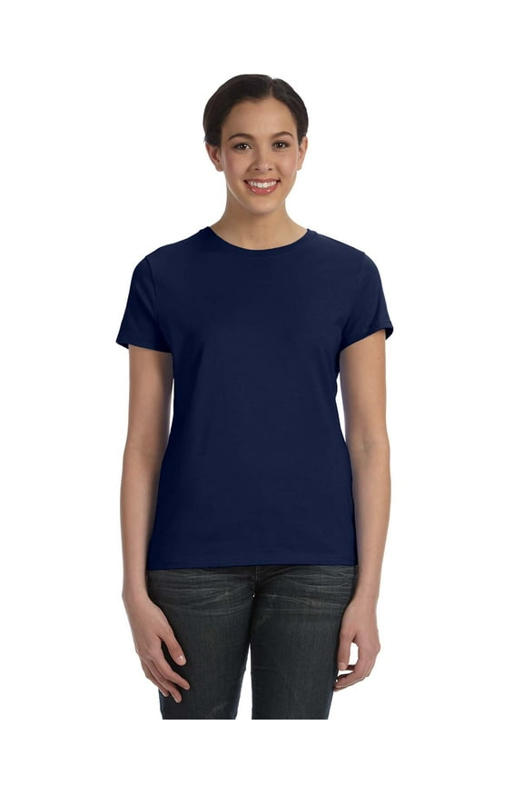 Sl04 Ladies' 4.5 Oz. 100 Ringspun Cotton Nano-T T-Shirt