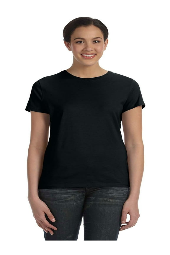 Sl04 Ladies' 4.5 Oz. 100 Ringspun Cotton Nano-T T-Shirt