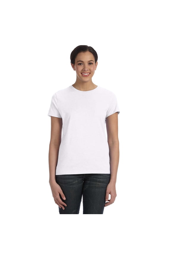 Sl04 Ladies' 4.5 Oz. 100 Ringspun Cotton Nano-T T-Shirt