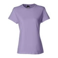 thumbnail image 1 of Hanes Sl04 Ladies' 4.5 Oz. 100 Ringspun Cotton Nano-T T-Shirt, 1 of 3