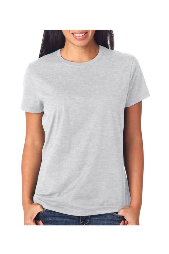 Sl04 Ladies' 4.5 Oz. 100 Ringspun Cotton Nano-T T-Shirt