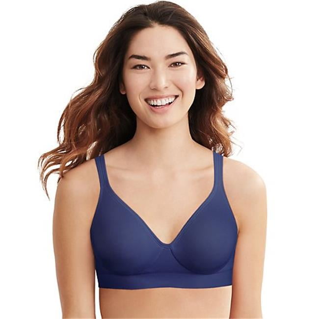 Hanes SmoothTec® ComfortFlex Fit® Wirefree Bra In The Navy S
