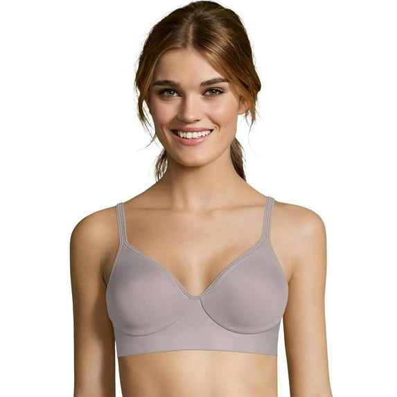 Hanes SmoothTec® ComfortFlex Fit® Wirefree Bra Warm Steel S Women's