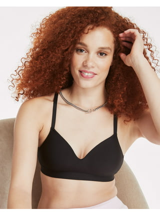 Hanes Originals Women's Cropped Bralette, Breathable Stretch Cotton,  2-Pack, Style MHO103 
