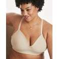 thumbnail image 1 of Hanes SmoothTec Women's Wireless Bra, ComfortFlex Fit Nude Embellished M, 1 of 3