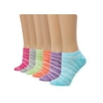 thumbnail image 1 of Hanes X-Temp Women's Super No Show Socks, Shoe Sizes 5-9, 6-Pairs Assorted Colors, 1 of 6