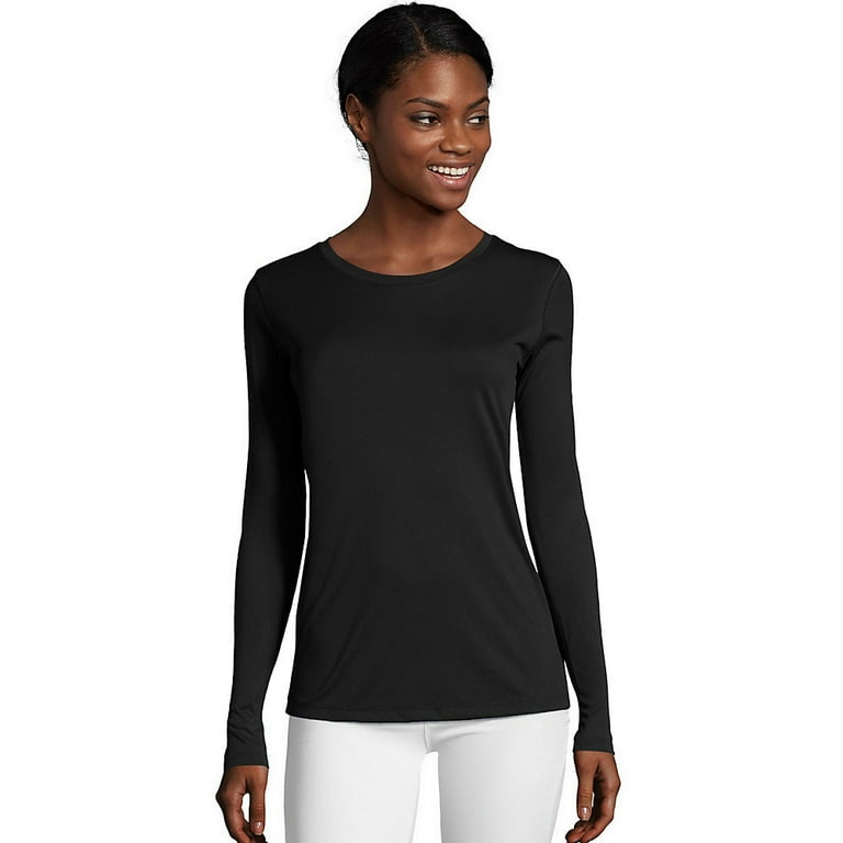 Hanes sport women's cool top dri performance long sleeve tee