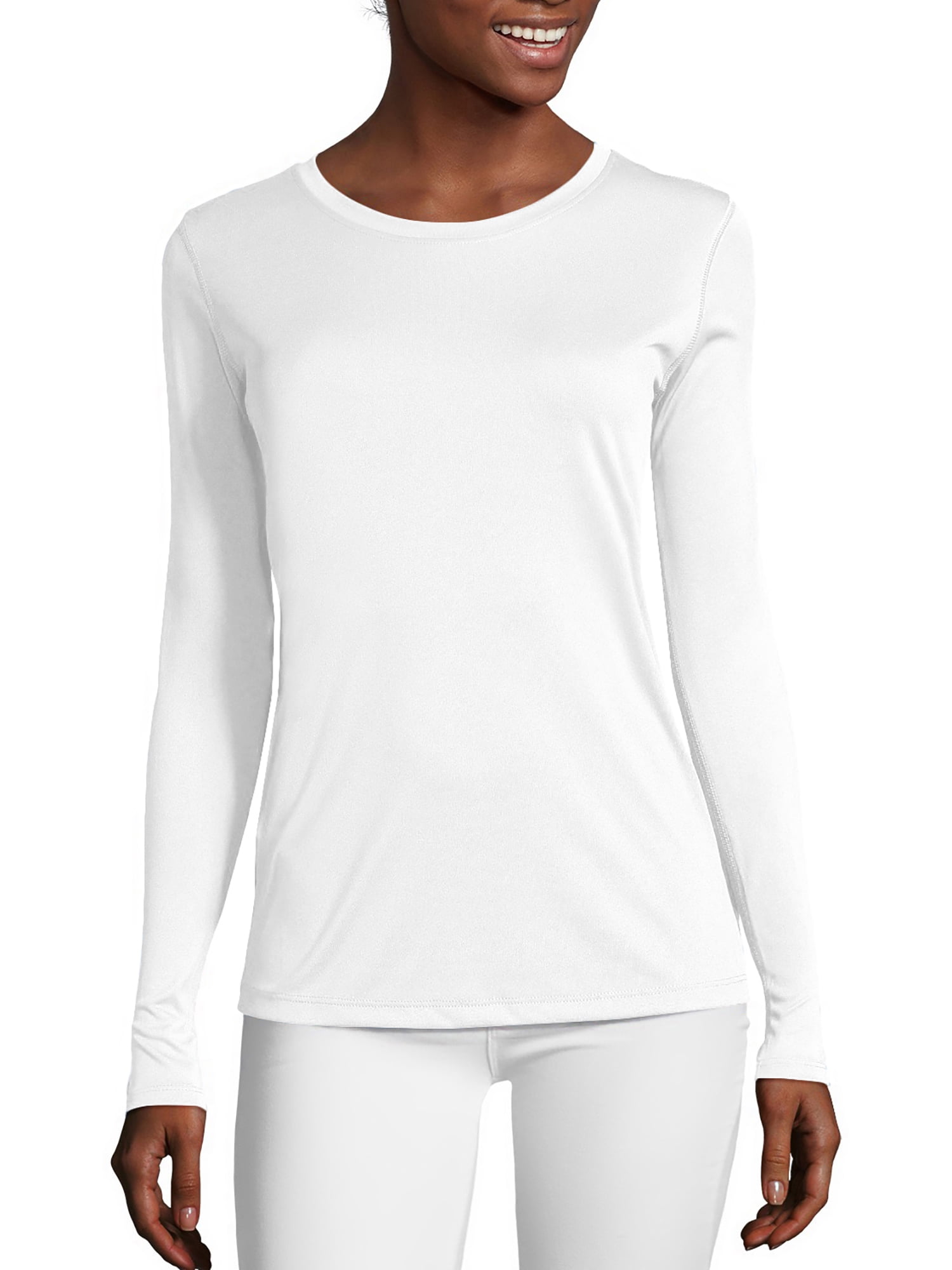 Hanes Sport™ Cool DRI® Women's Performance Long-Sleeve T-Shirt ...