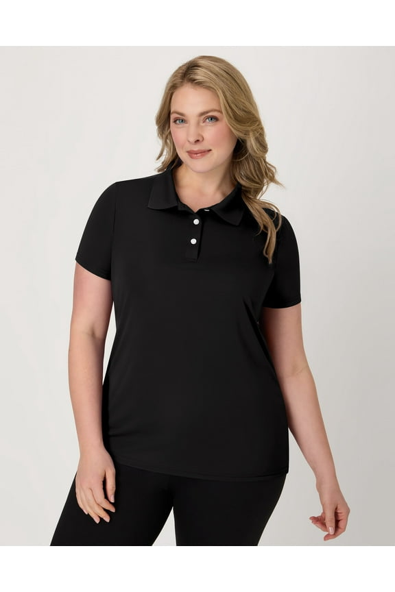 Sport Cool DRI Women's Performance Polo Shirt Black 3XL