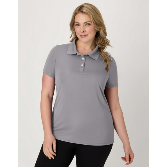 Hanes Sport Cool DRI Women's Performance Polo Shirt Graphite XL
