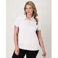 thumbnail image 1 of Hanes Sport Cool DRI Women's Performance Polo Shirt White 2XL, 1 of 5