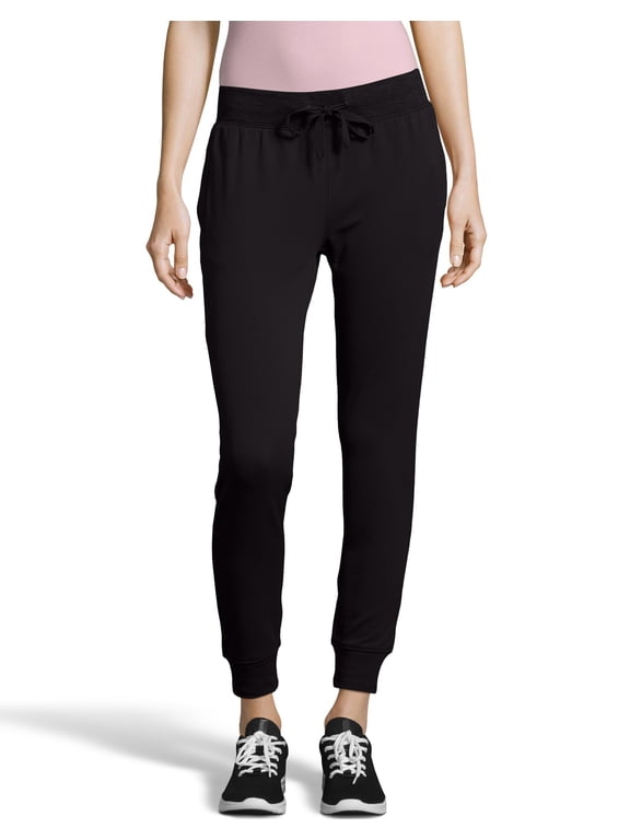Sport Fleece Jogger Pants w/ Pockets Women's Performance Activewear Light